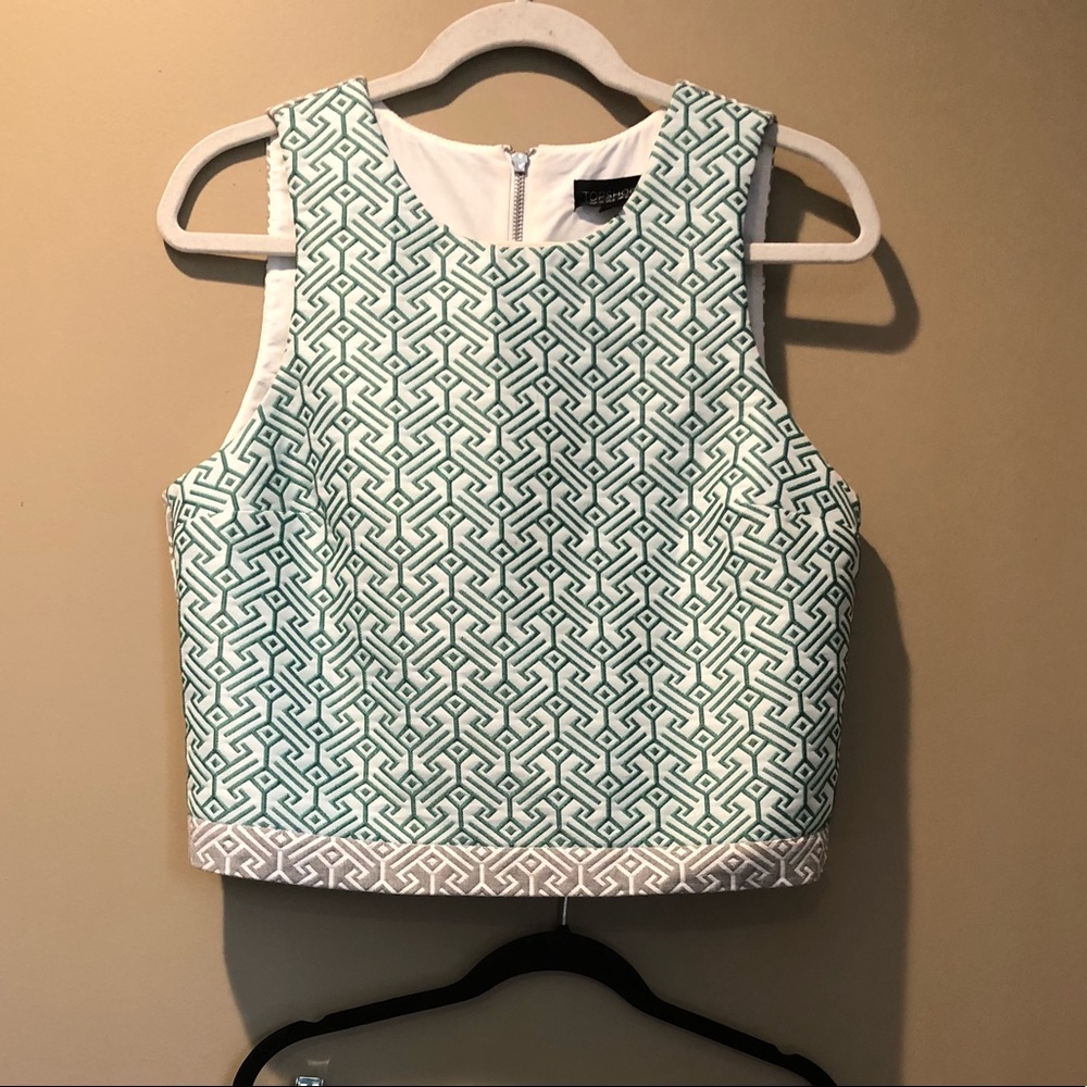 Topshop two piece top and skirt